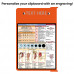 Folding Memo - WhiteCoat Clipboard® - Orange Nursing Edition