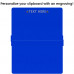 Blue ISO Clipboard