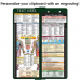 WhiteCoat Clipboard® Vertical - Green Physical Therapy Edition