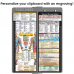 WhiteCoat Clipboard® Vertical - Silver Physical Therapy Edition