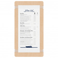 MDF Tall Menu Holder