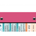 WhiteCoat Clipboard® Trifold - Pink Cardiology Edition