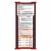 WhiteCoat Clipboard® Trifold - Red Respiratory Therapy Edition