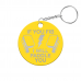 If You Fib I Will Paddle You Circle Keychain