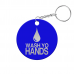 Wash Yo Hands Circle Keychain